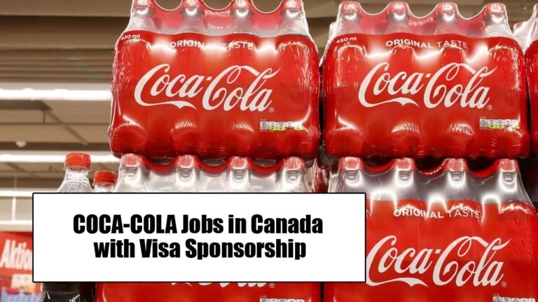 coca cola company in canada jobs for foreigners