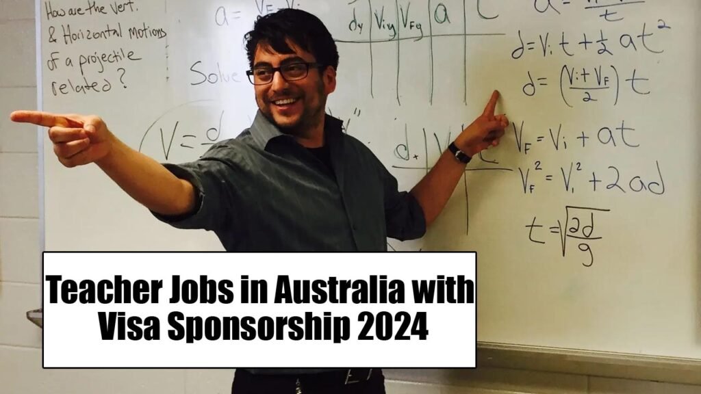 Teacher Jobs in Australia with Visa Sponsorship 2024 (Apply Online)