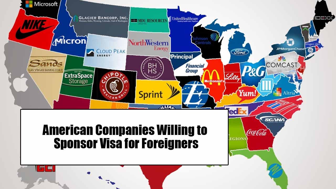 American Companies Willing to Sponsor Visa 2024