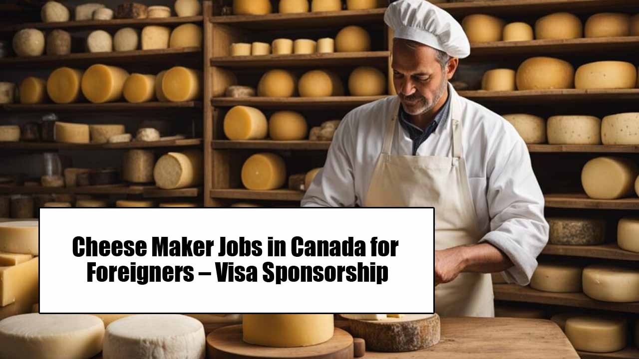 Cheese Maker Jobs in Canada for Foreigners – Visa Sponsorship