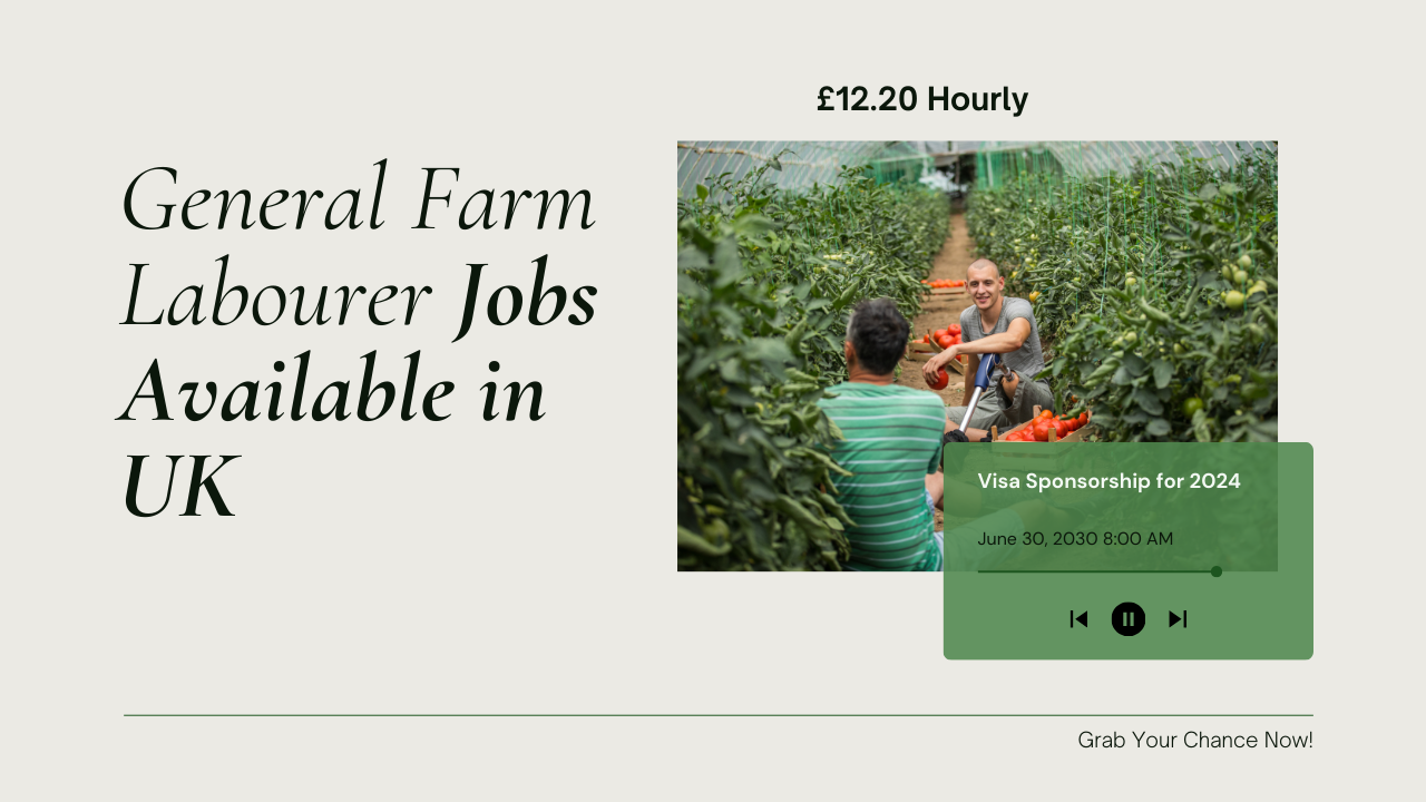 General Farm Labourer Jobs in UK