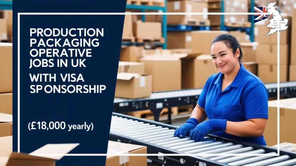 Production Packaging Operative Jobs in UK with Visa Sponsorship