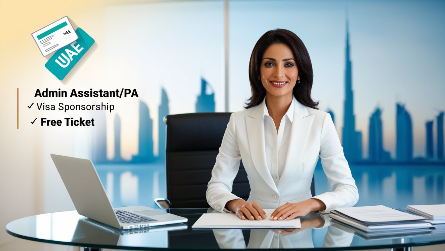 Admin AssistantPA Jobs in UAE with Visa Sponsorship and Free Ticket