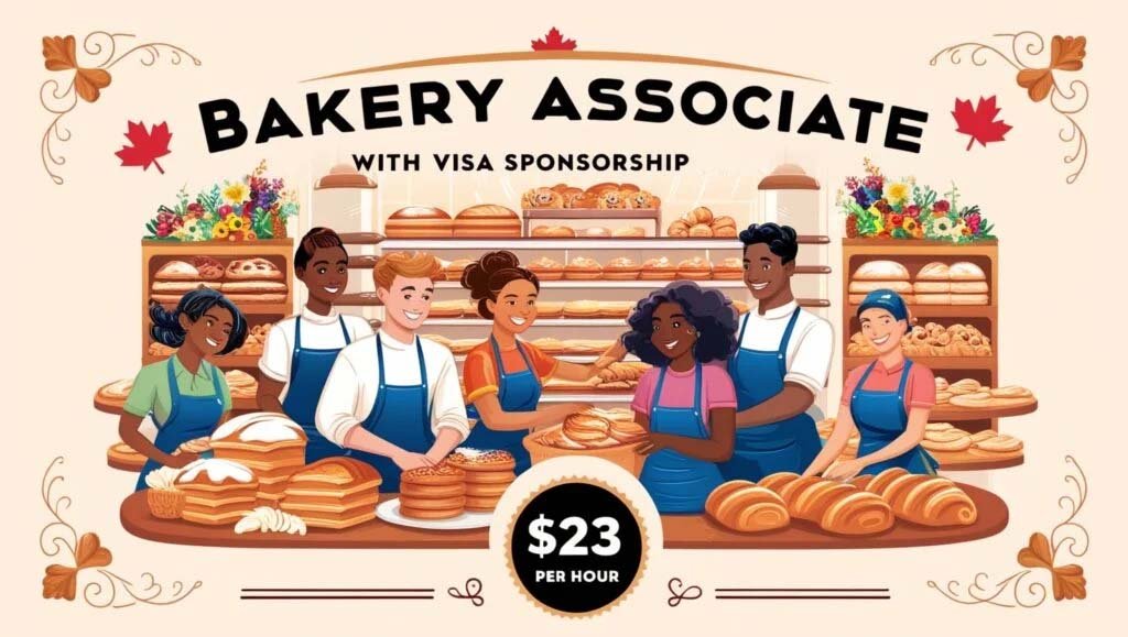 Bakery Associate Jobs in Canada with Visa Sponsorship