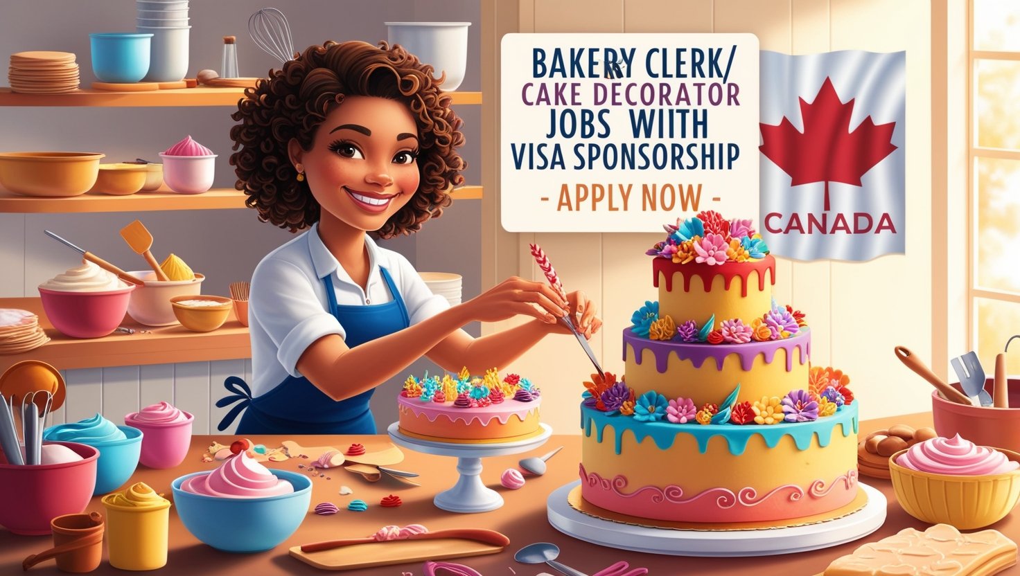 Bakery Clerk Cake Decorator Jobs in Canada with Visa Sponsorship – Apply Now