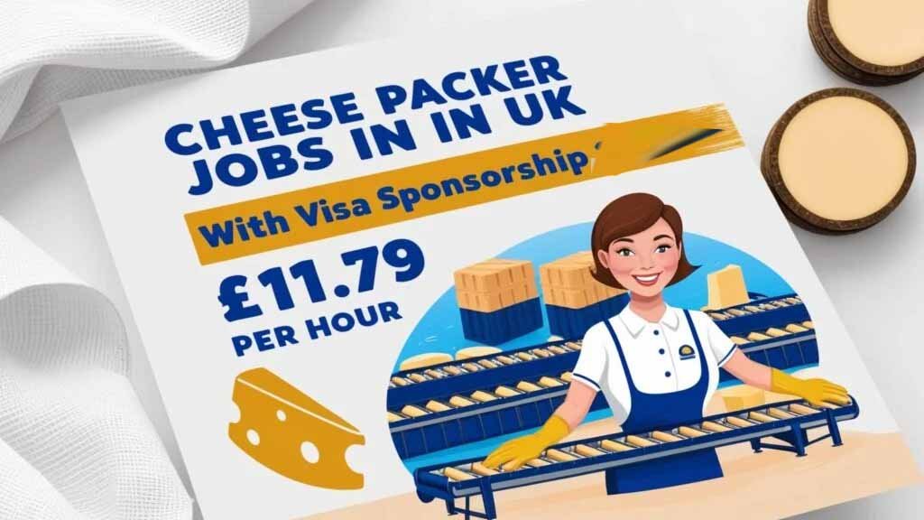 Cheese Packer Jobs in the UK with Visa Sponsorship