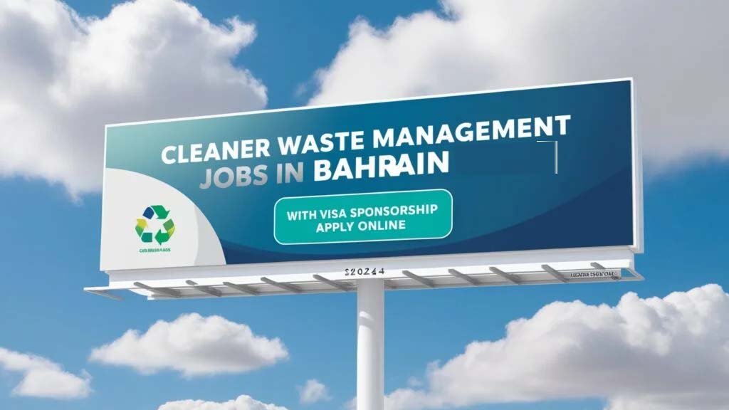 Cleaner Waste Management Jobs in Bahrain 2025 with Visa Sponsorship