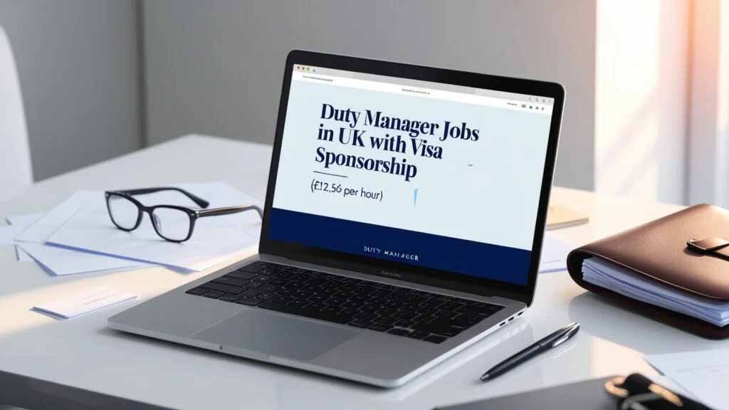 Duty Manager Jobs in the UK with Visa Sponsorship