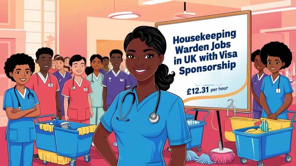 Housekeeping Warden Jobs in the UK with Visa Sponsorship