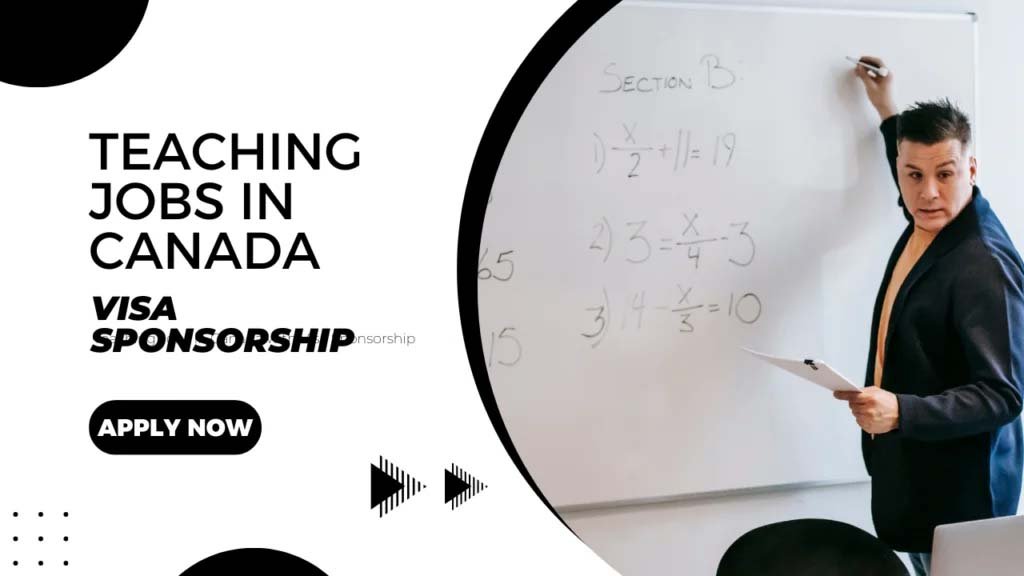 Teaching Jobs in Canada with Visa Sponsorship 2025