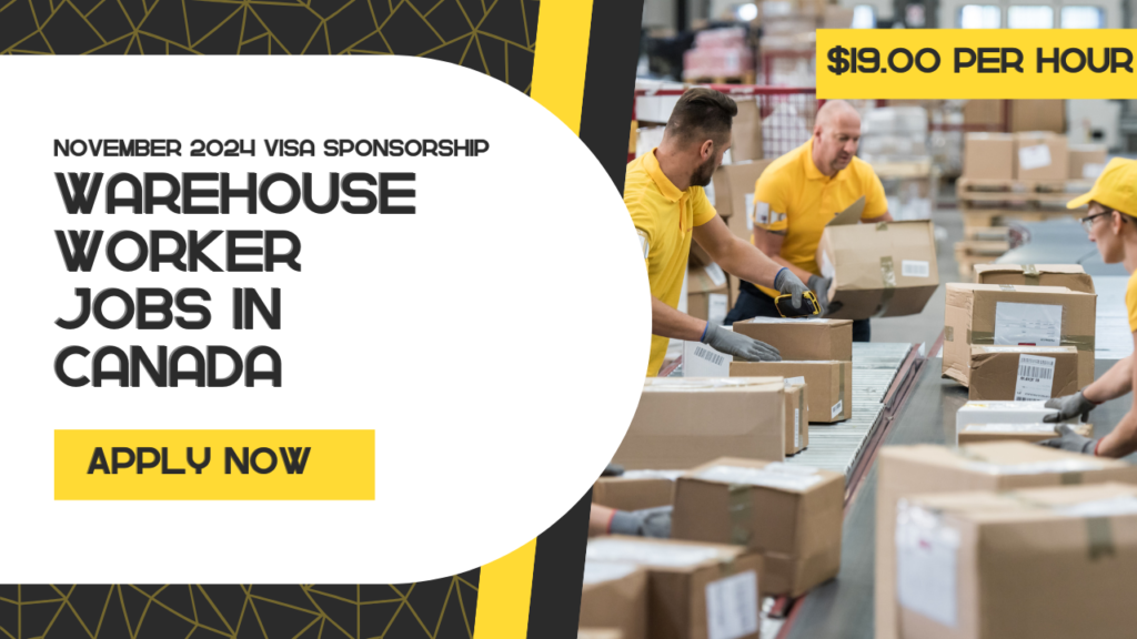 Warehouse Worker Jobs in Canada