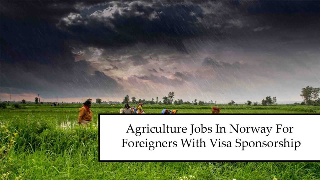 Norway is Hiring Foreign Farm Workers